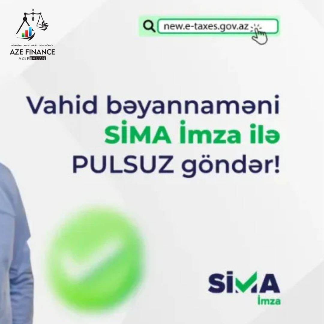 Submission of the unified tax declaration using “SİMA İmza” — NOW POSSIBLE