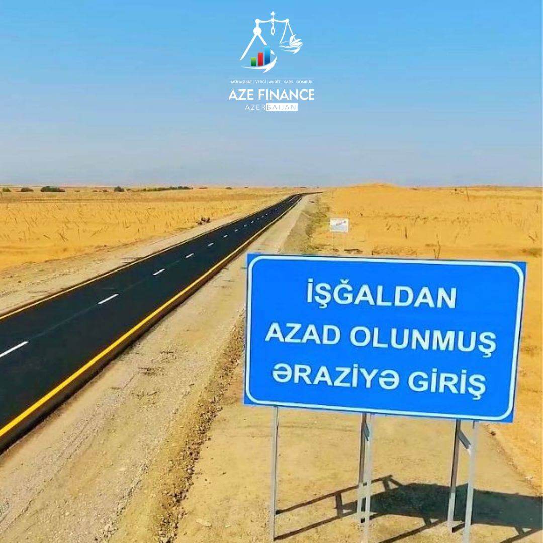 İşğaldan azad edilmiş ərazilərdə fəaliyyət gəlirlərinə vergi güzəşti tətbiqi