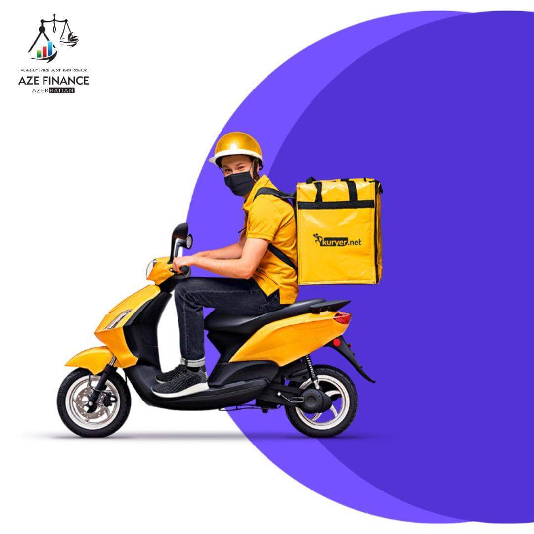 How will a taxpayer previously engaged in taxi services be taxed after starting courier activities?