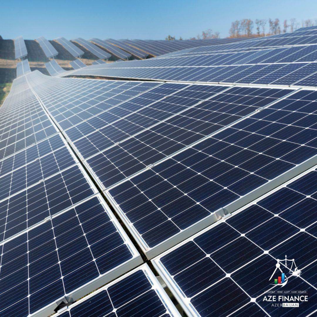Günəş panellərinin uçotu və 15 illik enerji satışı üzrə vergi qaydaları